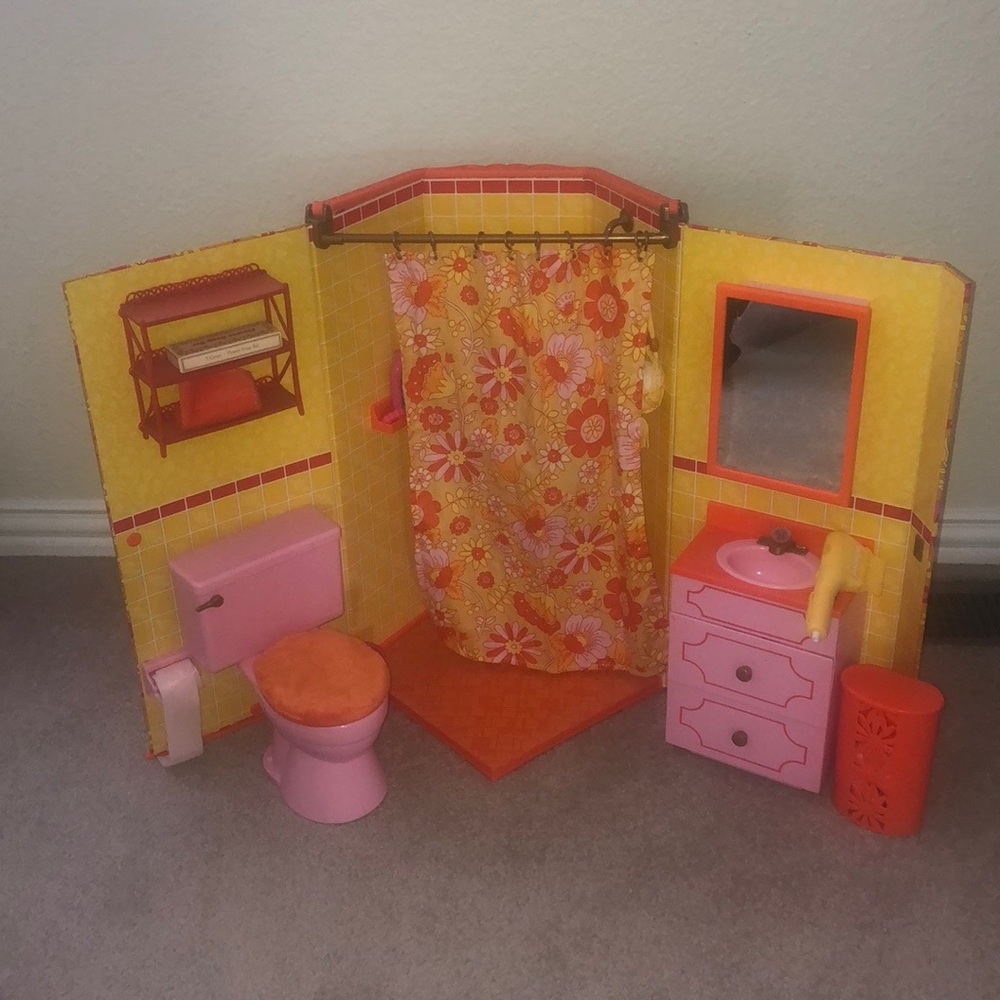 American Girl “Julie” bathroom